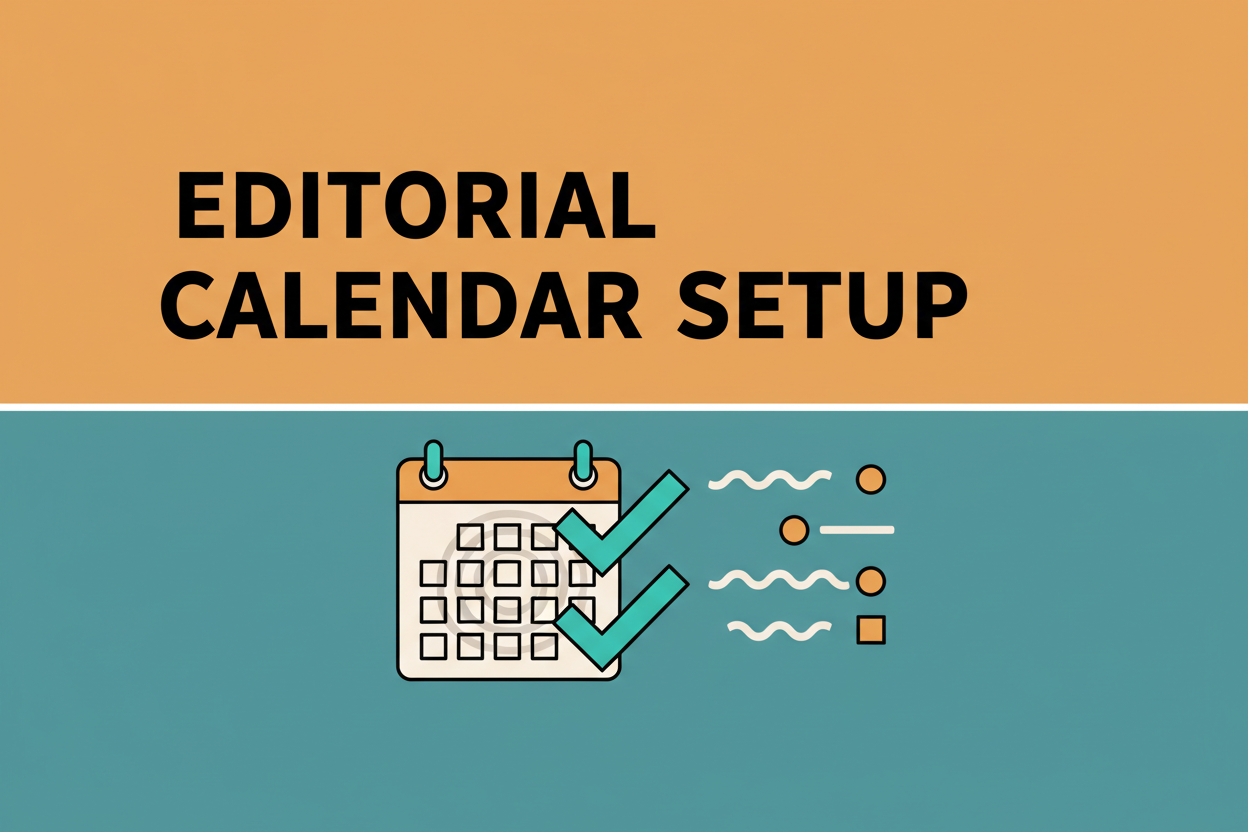 Editorial Calendar Setup