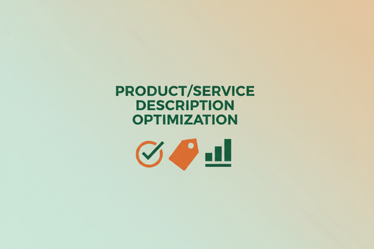 Product/Service Description Optimization